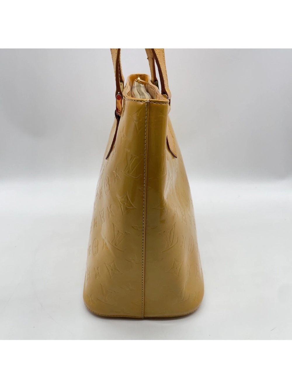 Louis Vuitton Yellow Patent Monogram Tote - Picture 14 of 16